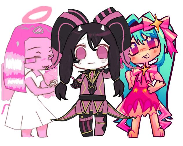 cute uwu art collab with twins!!!! ❤️🥹