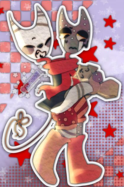 Rnd + Pebble!! 🖤🔴🤍