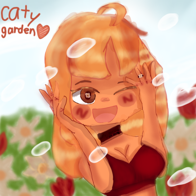 Caty garden fan art