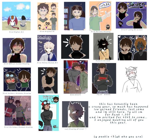 My Art from the past year - ibisPaint