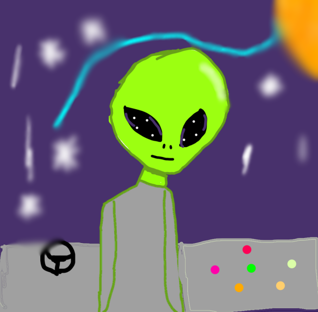 I’m a alien 👽 - ibisPaint