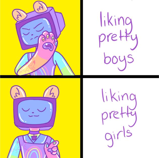 Pretty Girls over Pretty Guys