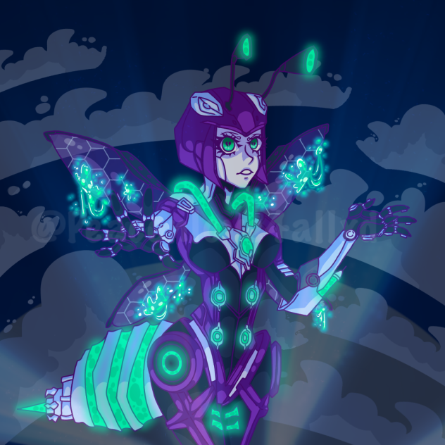 Venom Vespid Angela Mobile Legends Art