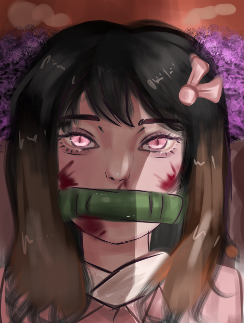 nesuko from demon slayer tried new style