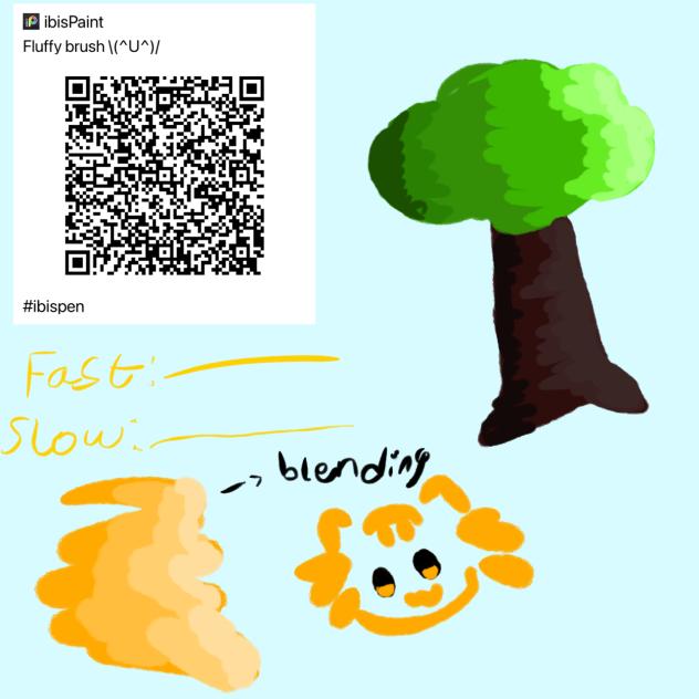 Fluffy brush #ibispen