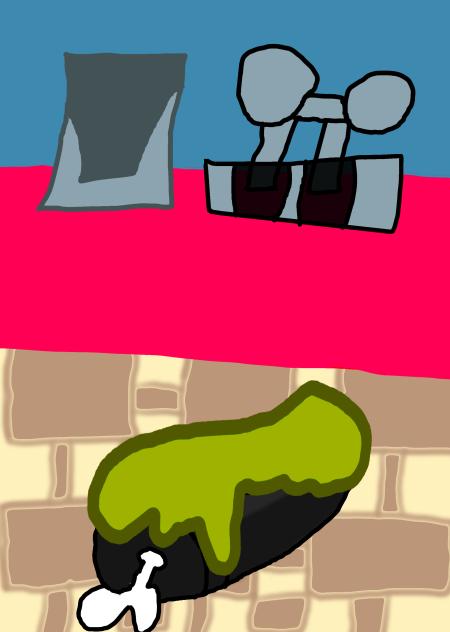 初手ボタンなし部屋でよく最初にキルされる場所