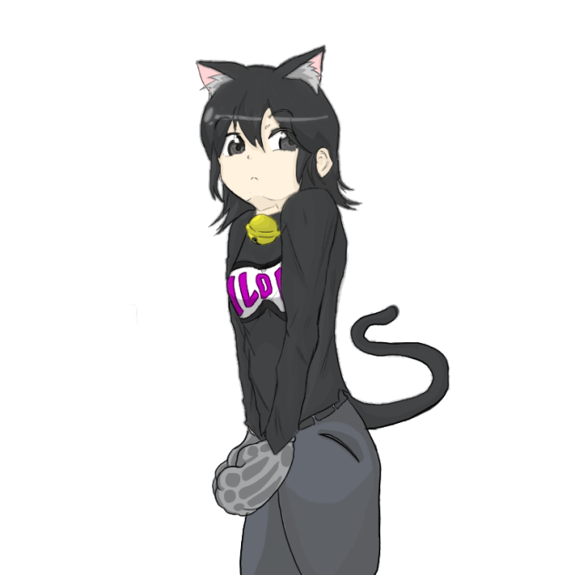 黒猫娘