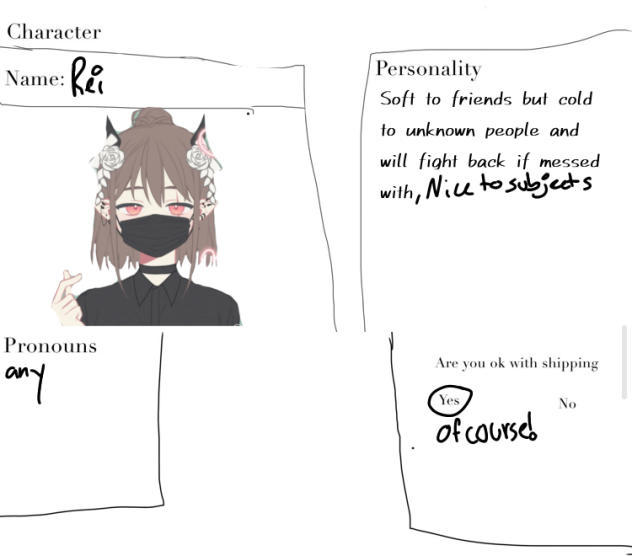 Experiment character submission - ibisPaint