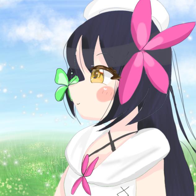 てふてふと戯れるぽっぽ🕊