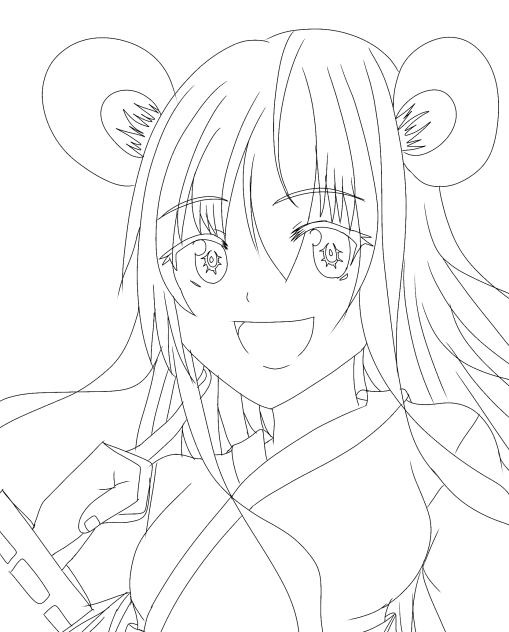 線画114