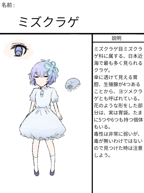 No.1 ミズクラゲ