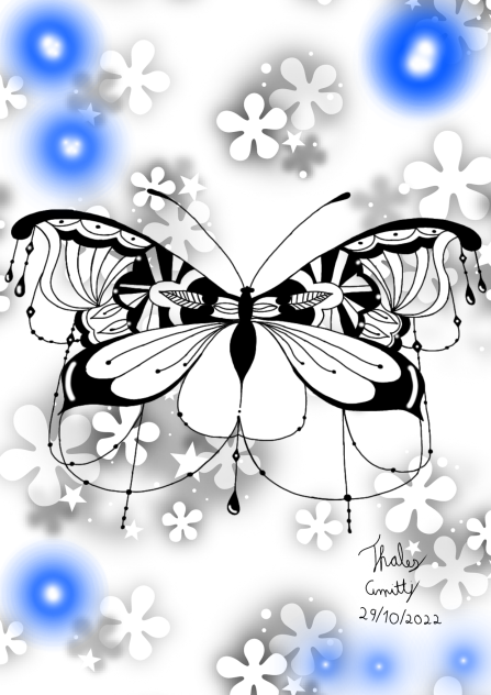 Borboleta para tattoo