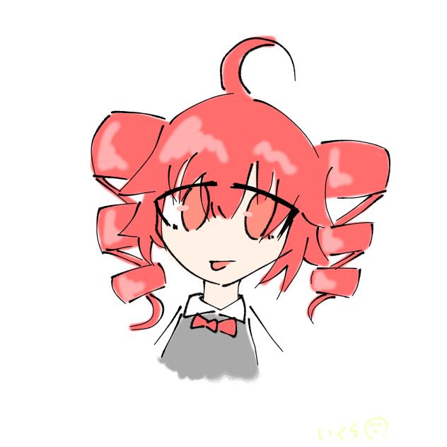 ドリルみたいなツインテール