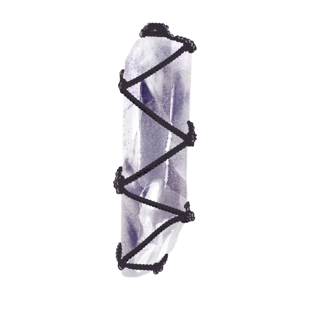 クリスタル紐付き