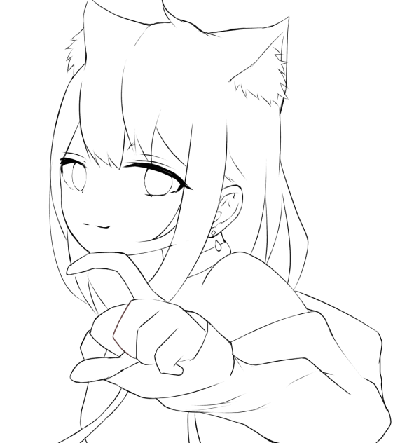 最高の塗り絵少女