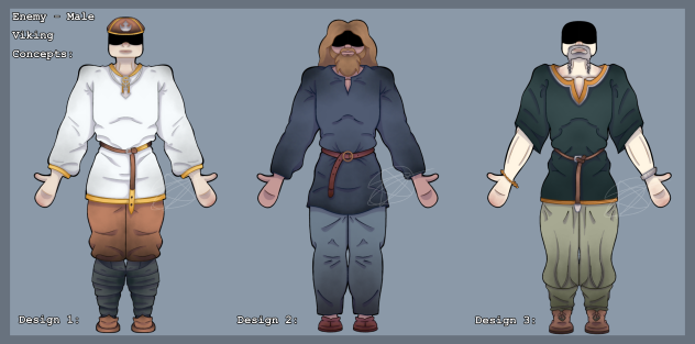 Enemy - Male Viking Concepts