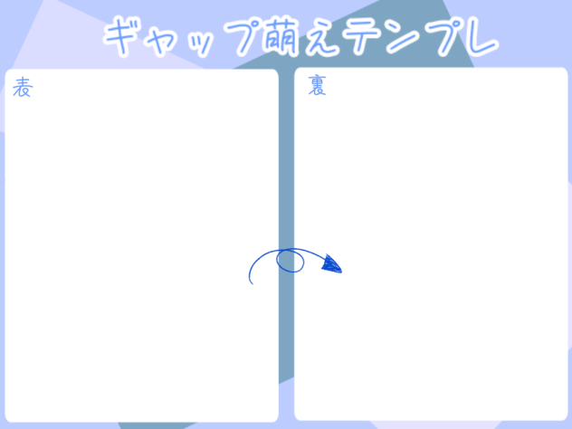 ギャップ萌えテンプレ