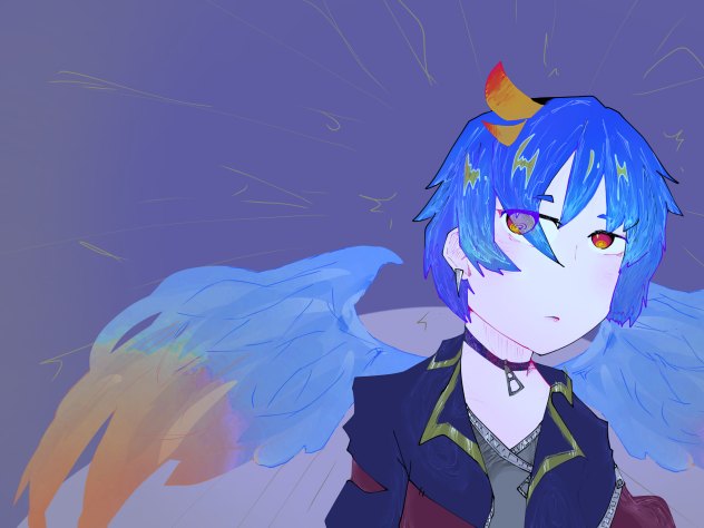 青