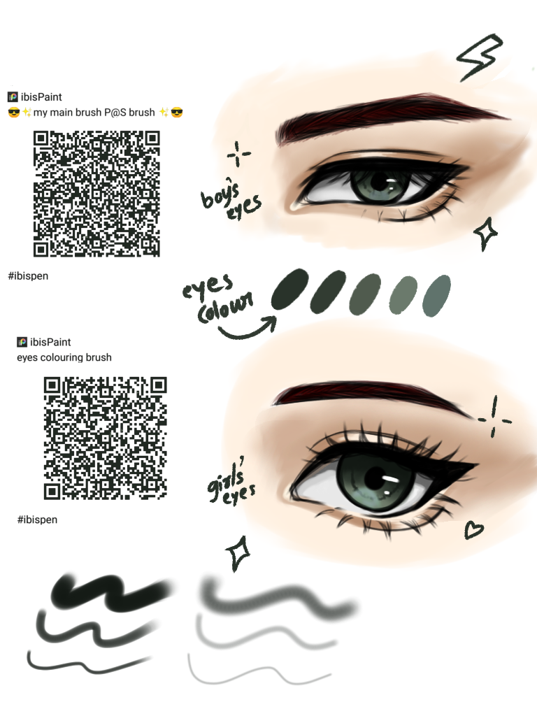 eyes colouring - ibisPaint