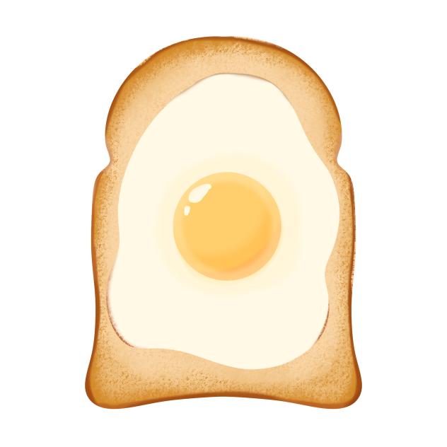 トーストと目玉焼き