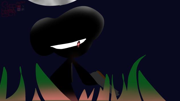 darkness holding his most prized possesi