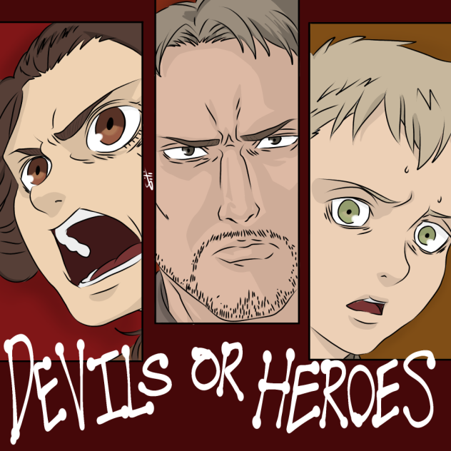 DEVILS OR HEROES - ibisPaint