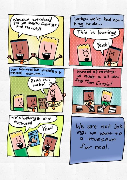 Dog Man style practice