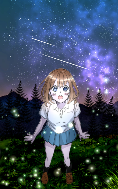 at the night - ibisPaint