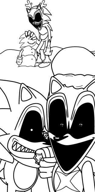 Another Christmas Line art