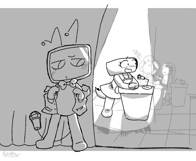 Backstage pining (WIP!!!)