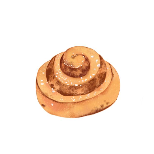 cinnamon roll - ibisPaint