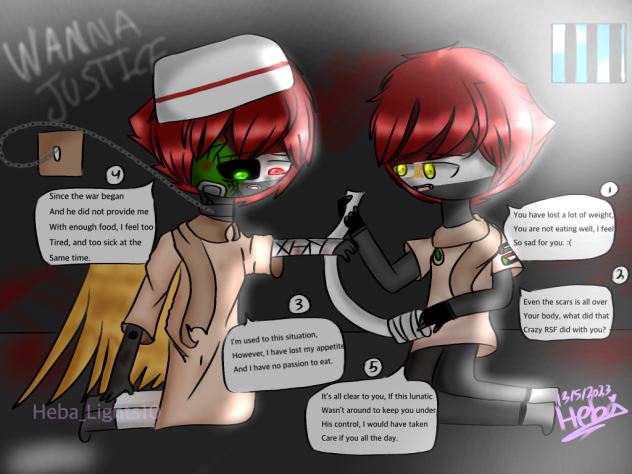 Countryhumans Sudan and Egypt (read dis)