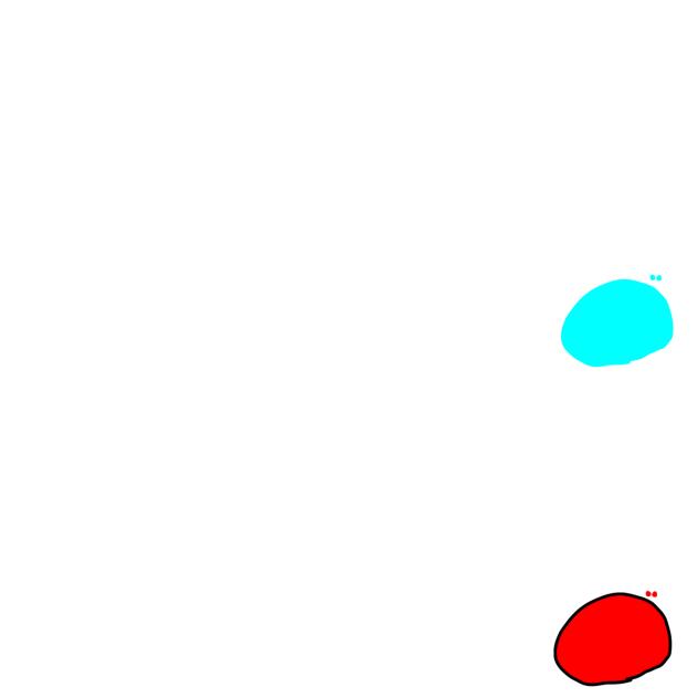 動くレインボー