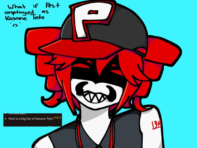pest if he cosplayed teto