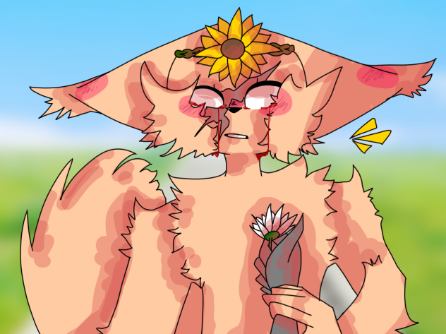 Blind flower boy 🥰
