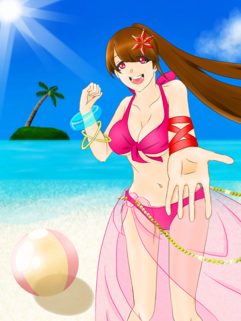 私と一緒に海へ行きませんかっ！？