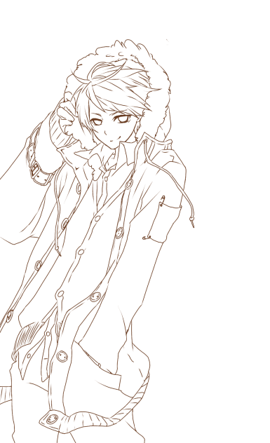 きらきら(線画)