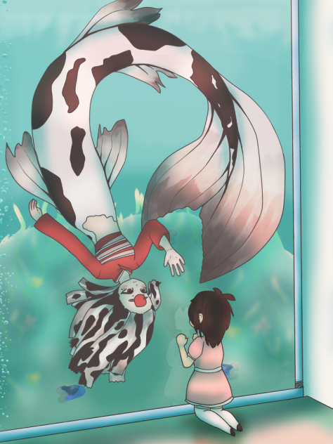 Koi mermaid tank