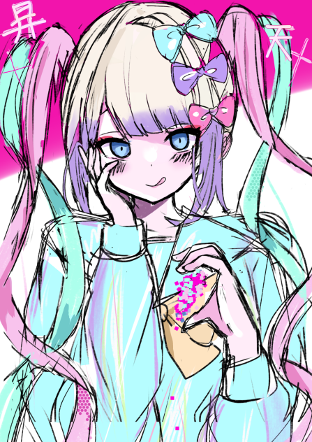 超てんちゃん　ラフ