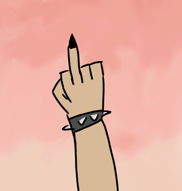 POV a nerd flips you off