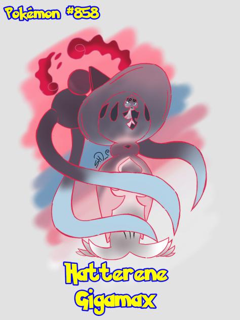Pokémon #858 - Hatterene Gigamax