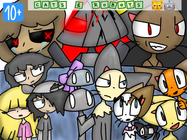 Cats & Robots nova capa