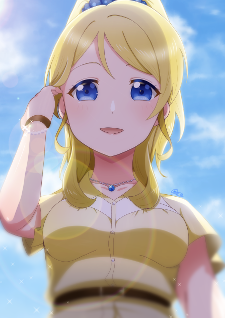 起きた？（絵里ちに膝枕してもらった）