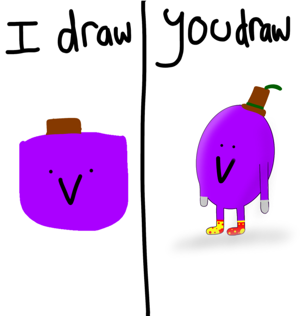 I draw×You draw (grape)