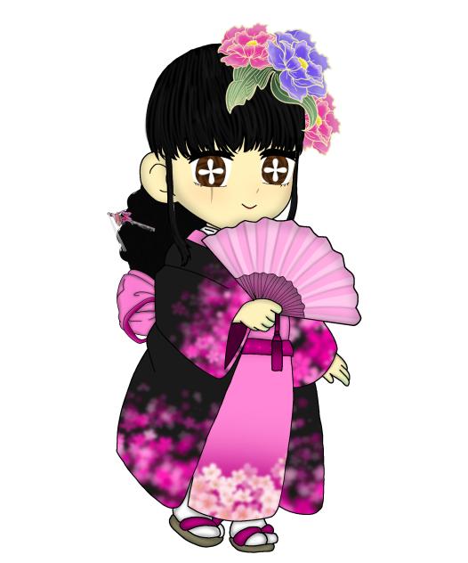 Chibi Kimono Official Art