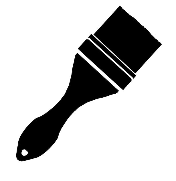 large flat brush icon