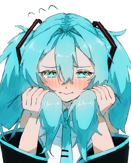 照れミク