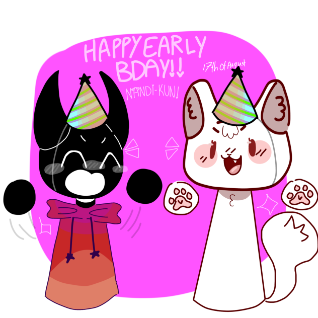 HAPPY EARLY BDAY XDD