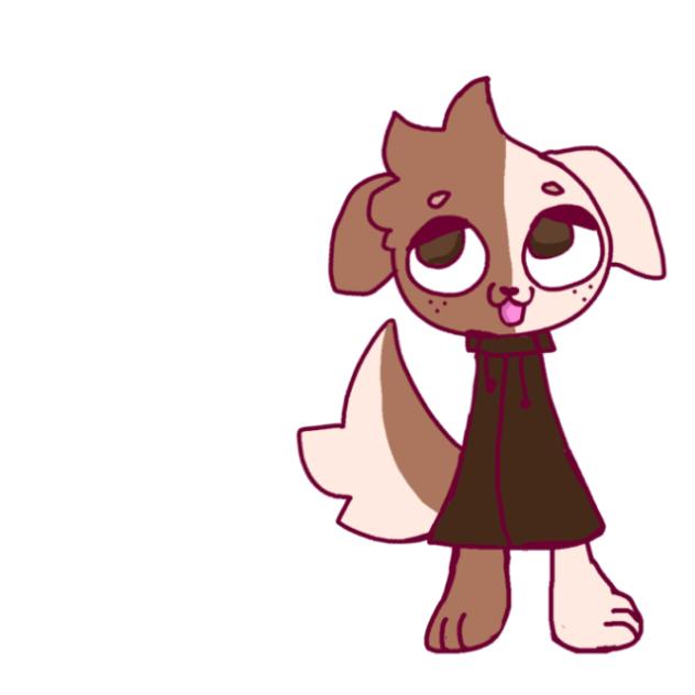 chocolate  and vanilla  dog U･ᴥ･U