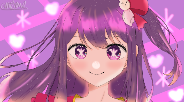ゆるまろ様の線画を塗らさせていただきました！